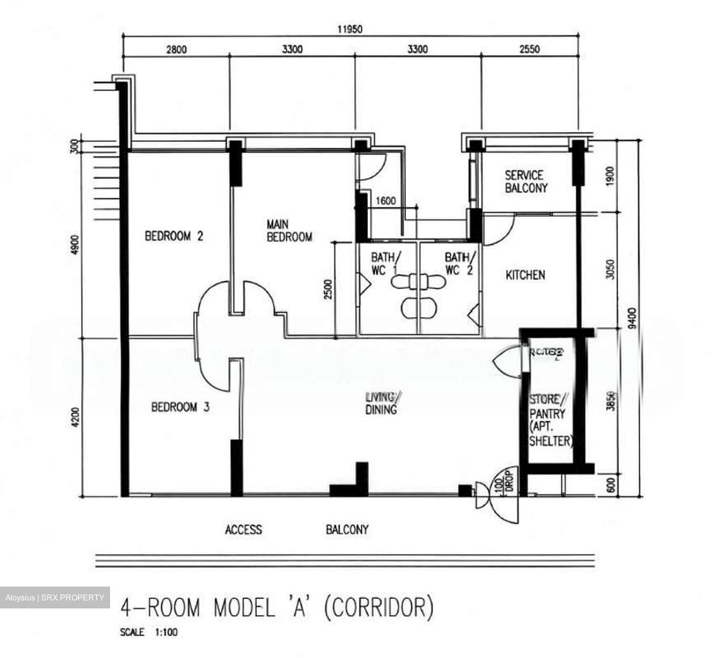 Blk 699C Hougang Street 52 (Hougang), HDB 4 Rooms #546565341